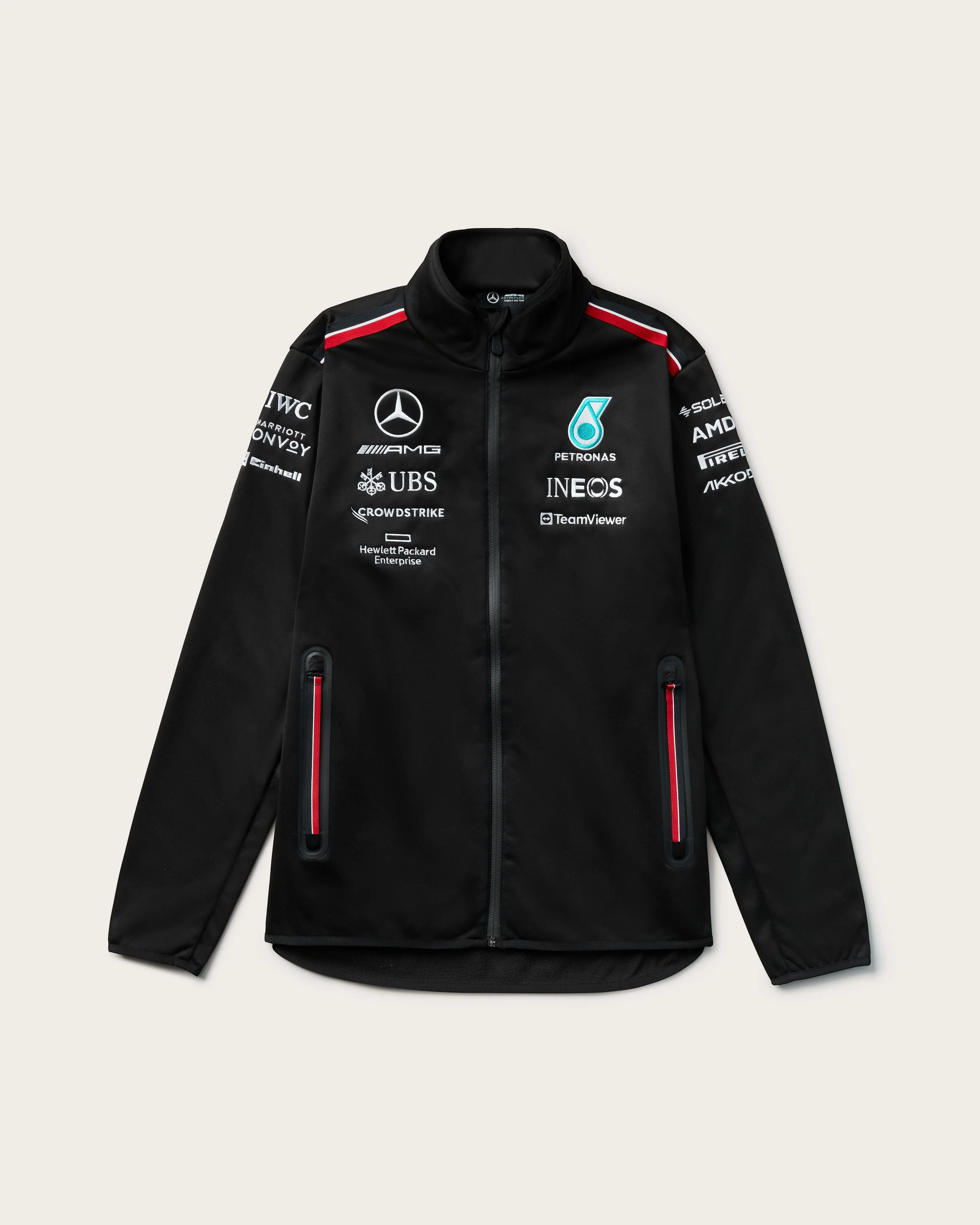 2023 CHAQUETA SOFTSHELL EQUIPO MERCEDES
